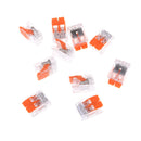 10Pcs Universal Compact Wire 2-Pin Connector Wiring Conductor Terminal Block BX