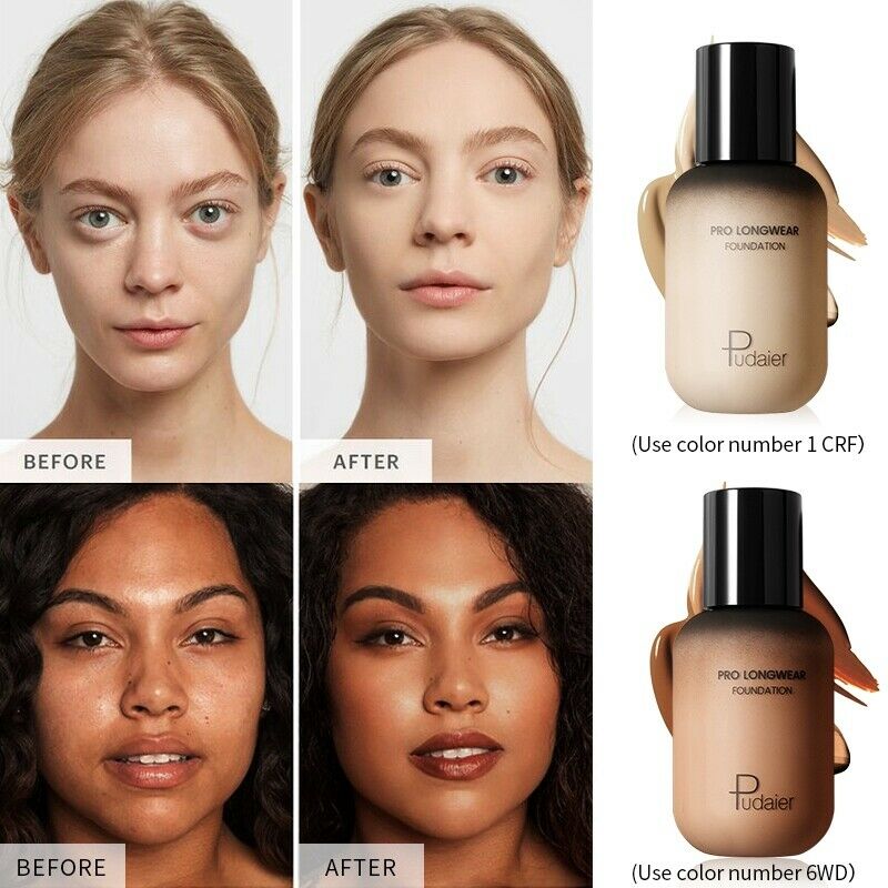 Pudaier Concealer Pro Longwear Face & Body Foundation Spf 30 Sheer Coverage