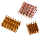 3Pcs/set Raspberry Pi 4B Copper Cooling Pad Heatsink Radiator Cooling K JR