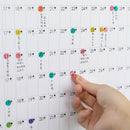 2020 Yearly Calendar Year Planner Memo Organiser Annual Schedule With Stic OZ