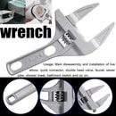Mini Adjustable Spanner Wrench Short Shank Large Openings Ultra Thin 6-68mm x