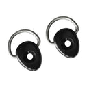 2Pcs Kayak Canoe Boat Dinghy D Ring Tie Down Loop Fishing Rigging Deck Fitting