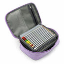 72 Holder Pen Colored Pencil Case School Multi-functional High Capacity Zip