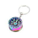 Metal Wheel Hub Flywheel Hanging Hip-Hop Auto Interior Rear View Mirror Dec C7Z1