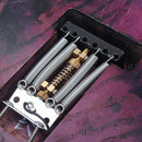 Brass Electric Guitar Tremolo Stabilizer Stopper with Screws Wrench, Golden