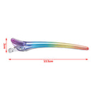 6Pcs Hair Clip Hairdressing Clamps Claw Hair Section Clips Grip Cutting BarS Ew