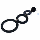 Fashion Geometric Long Earring Drop Earrings Multiple Round Circle Acrylic