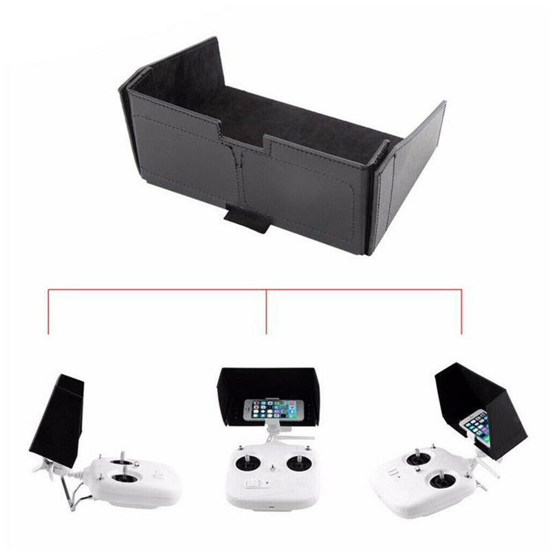Foldable Phone/Tablet Monitor Sunshade for DJI Phantom 3/4 Drone Remote