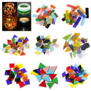 500 Mosaic Tiles Colored Glass Pieces Arts & Crafts. Schools, Tessera, Mixed
