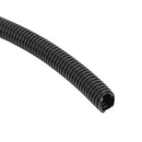 6.7M Long 12x15.8mm Polyethylene Split Corrugated Tubing Cable Wire Conduit