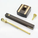 8 Inch/20Cm Ebony Deluxe British Marking Gauge Wood Scribe Mortise Gauge Wi