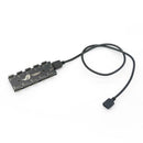 10 RGB Sync HUB Splitter Extension Cable for Motherboard RGB Fan (12V 4Pin) SN9F
