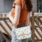 Geometric Irregular Print Shoulder Handbags Women PU Leather Crossbody Bags