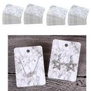 200 Pieces Marble Earring Packing Cards Set with Hanging Holder Tags
