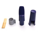 Alto Sax Saxophone Mouthpiece Plastic with Cap Reed Silicone Buckle Mouthpiece