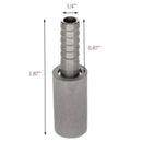 2Pcs 0.5 Diffusion Stone Stainless Steel Aeration Stone Carbonating Stone w