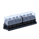 Clear Cover 8 Way Fuse Box Car Truck Boat Marine Blade Fuse Holder Block
