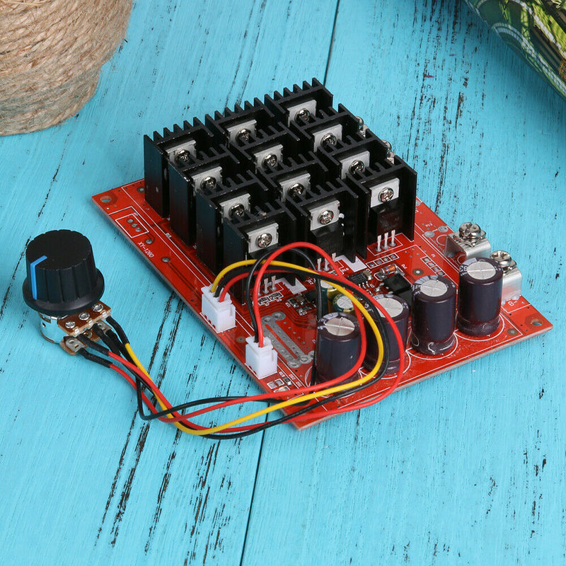 DC10-40V PWM DC Motor Speed Control Board 1600W 40A Speed Switch Support