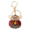 Chinese God of Wealth Fortune Keychain Keyring Charm Pendant New Year Gift
