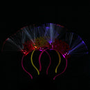 LED Hairband Happy New Year Light Up Glowing Headband Toys Christmas Gifts