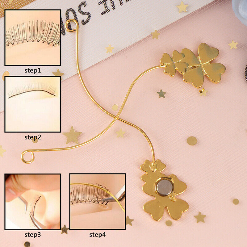 2pcs/set Eye Makeup tool Eyelash Style Display Board Tweezer Eyelash Curler T Gw