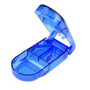 Pill Cutter Splitter Half Storage Compartment Box Medicine Tablet Holder HS88