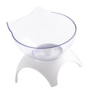 6pcs Round Cat Elevated Bowls Raised Food Feeder For Cats & Dogs Single Bowl