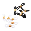 100Pcs Eyeglass Cord End Clamp, Sunglasses Chain Strap End Connector,