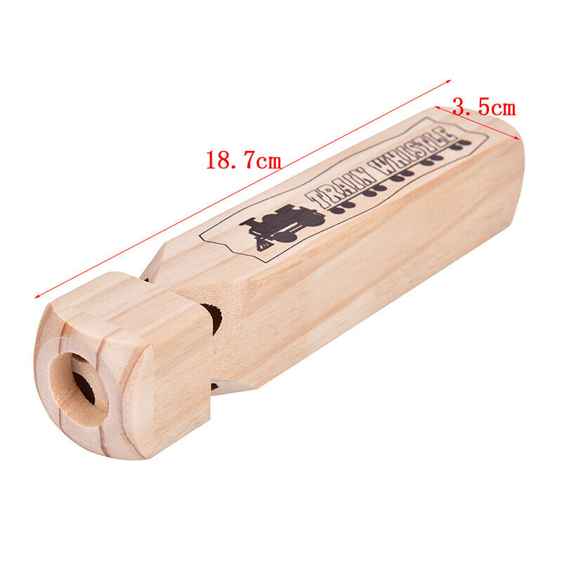 1pc Locomotive Sound Warning Steam Wood Steam Train Whistle Wooden Whis WsJ Gw