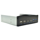 1X(5.25 Inch Desktop Pc Case Internal Front Panel Usb Hub 2 Ports Usb 3.0 A