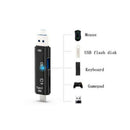 Black Micro SD USB TF OTG to USB 2.0 Adapter Card Reader For Tablet PC New OGN