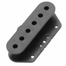 2 Pcs Black Plastic Single Coil Slug Bobbins Bridge Pickup Covers/Lid/Shell