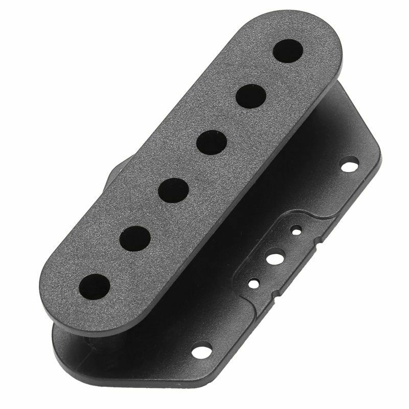 2 Pcs Black Plastic Single Coil Slug Bobbins Bridge Pickup Covers/Lid/Shell