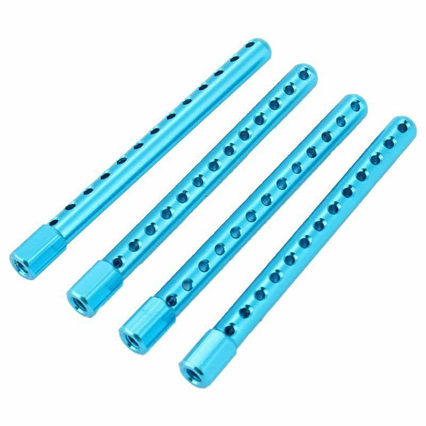 4PCS 102037 Blue Aluminum RC 1:10 Alloy Body Post Mounts for HSP Road Racin M1M8