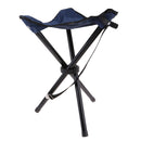 Outdoor Portable Tripod Camping Sports Stool Foldable Chair Seat Made of Steel