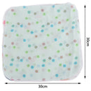 Cartoon baby handkerchief square pattern towel washed cotton infant face to ME
