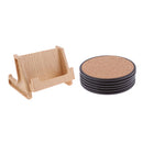 Wooden Drink Pad Coasters holder set for Protect Dinning Table Coaster