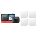 4pcs/set Tempered Glass for Insta360 ONE R 4K Wide Angle Lens Screen Protector