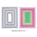 3pcs/Set DIY Square Metal Cutting Dies Scrapbooking Embossing Stencil Decor