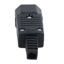 Black IEC-320 C14 Male Plug AC Power Inlet Socket Connector 250V 10A P7V5