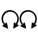 4pcs Women  Bar Barbell  Eyebrow Lip Nose Ball