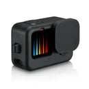 20mmThicknes,Black Camera Lens Cap Silicone Protective Anti- Dust Cap for Gopro