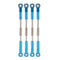4-part Adjustable Steering Linkage Pull Rod for DIY Accessories for 1:10 RC