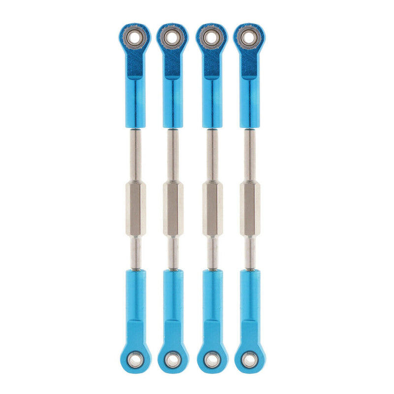 4-part Adjustable Steering Linkage Pull Rod for DIY Accessories for 1:10 RC