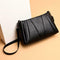 Women Girls Zipper PU Crossbody Messenger Bags Casual Pure Shoulder Handbag