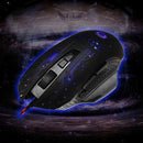 1X(K1029 3200Dpi 8 Button Led Optical Gaming Mouse For Pc Laptop Black Game