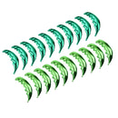 20x Summer Aluminium Foil Balloons Hawaiian Wedding Party Decor Toys Green