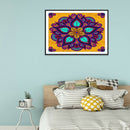Frameless Painting By Numbers DIY Flower Hand Painted Canvas Oil Picture
