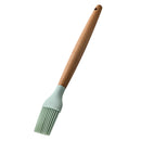 Oil Brush Egg Whisk Kitchenware Non-stick Utensils Set Natural Wooden Handle