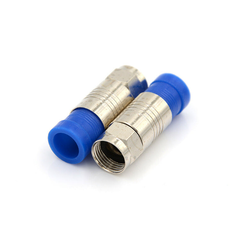 5pcs F Connector RG6 Coax Compression Cable Connector JR